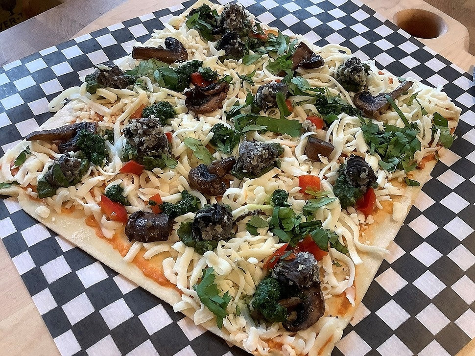 Pizza aux escargots à l'ail